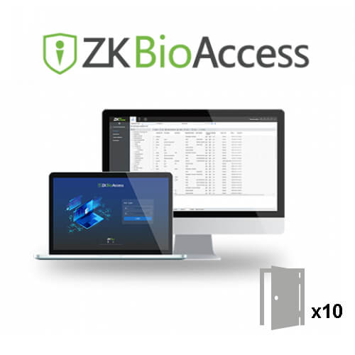 Licencia software control de accesos ZKTeco ZK-BIOACCESS-25D 25 puertas